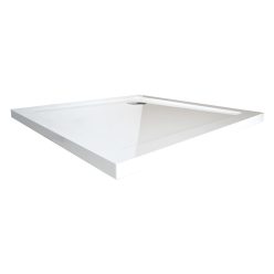   Zuhanytálca, Wellis WC00524 szögletes zuhanytálca 80x80 cm, lefolyóval