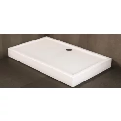 Zuhanytálca, Kolpa San Flamenco 90x90 előlappal