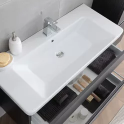   Alsó szekrény, Kolpa San Oxana OUO 105 alsó szekrény mosdóval fehér
