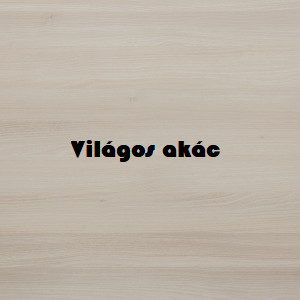 Felső szekrény, Kolpa San Lana 702/14 kiegészítő szekrény világos akác