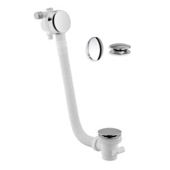 Le-és túlfolyó kliklak, Sapho kádakhoz Inox VR269028