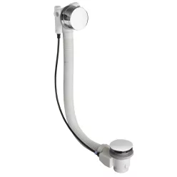   Le-és túlfolyó bovden, Sapho kádakhoz Polysan króm 71685