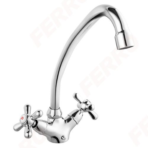 Mosogató csaptelep, Ferro Retro álló elforgatható kifolyóval XR4