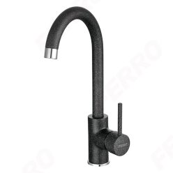   Mosogató csaptelep, Ferro Freya elforgatható kifolyóval antracit BFR41B