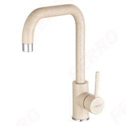   Mosogató csaptelep, Ferro Freya elforgatható kifolyóval homokszín BFR42S