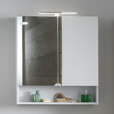 Tükör, Kolpa San Evelin tükrös szekrény TOE 65 fehér