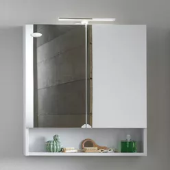 Tükör, Kolpa San Evelin tükrös szekrény TOE 80 fehér