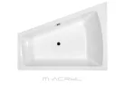 Hidromasszázs kád, M-Acryl Trinity  170x130 Wellness 22 fúvókás elektronikus