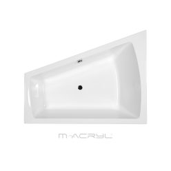   Hidromasszázs kád, M-Acryl Trinity  170x130 Wellness 22 fúvókás elektronikus