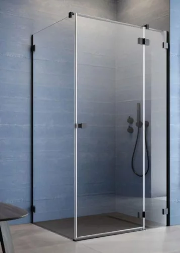 Zuhanykabin, Radaway Essenza Pro KDJ black 100x80 Jobbos