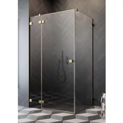 Zuhanykabin, Radaway Essenza Pro KDJ gold 100x120 Balos