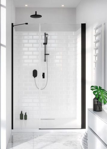 Zuhanyajtó, Radaway Nes Black DWS I 110 jobbos