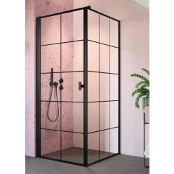 Zuhanykabin, Radaway Nes Black KDJ I Factory 80x90 balos