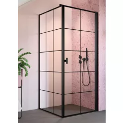 Zuhanykabin, Radaway Nes Black KDJ I Factory 90x70 jobbos