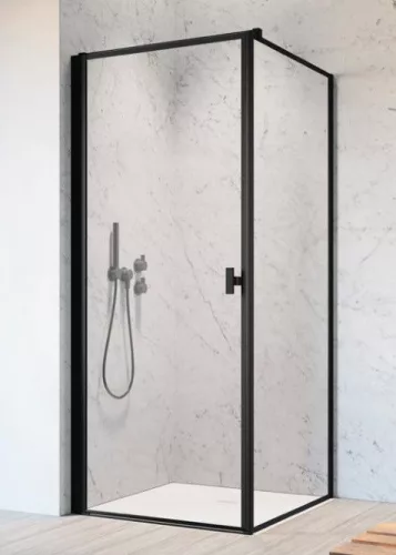 Zuhanykabin, Radaway Nes Black KDJ I Frame 90x90 balos