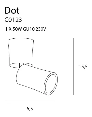 Lámpa, MaxLight Dot C0157