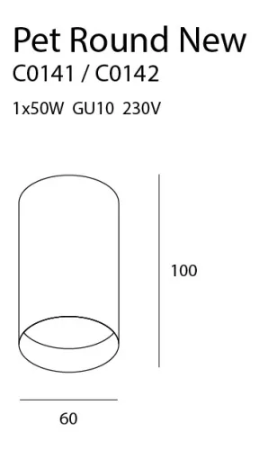 Lámpa, MaxLight Pet C0142