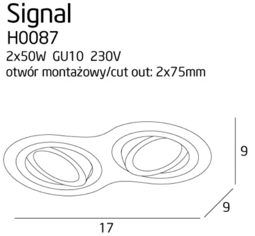 Lámpa, MaxLight Signal H0087