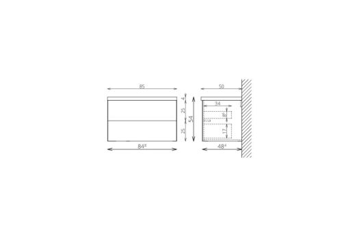 Alsó szekrény, TBoss Jana 85 2F