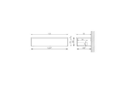 Alsó szekrény, TBoss Jana 125 1F J/B