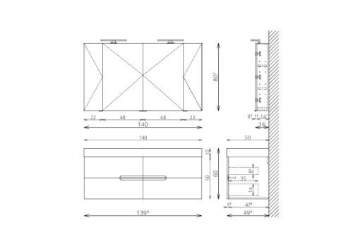 Komplett bútor, TBoss Luna 140 4F