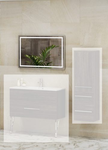 Fürdőszoba tükör, TBoss Floating Mirror Aura 75 fekvő