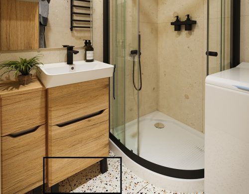 Fém láb, TBoss bútorokhoz fekete