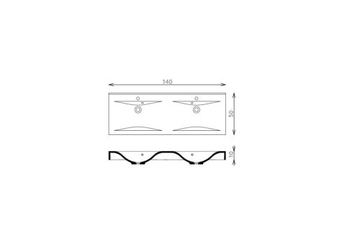 Alsó szekrény, Tboss Luna 140 4F