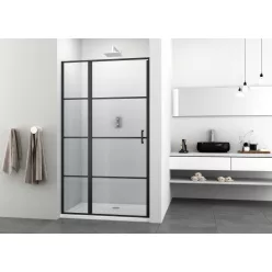 Zuhanyajtó, Sanotechnik Elite Black 100x195 K100B