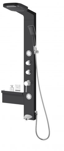 Zuhanypanel, Sanotechnik Ibiza fekete DG9042