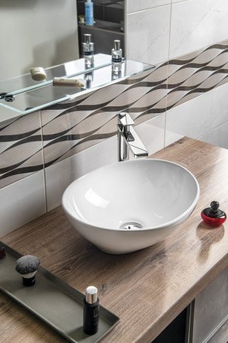 Mosdó, Aqualine 42x15x34 kerámiamosdó 49412