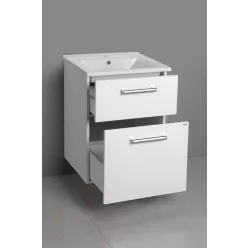 Alsó szekrény, Aqualine Vega 2 fiókos fehér VG053