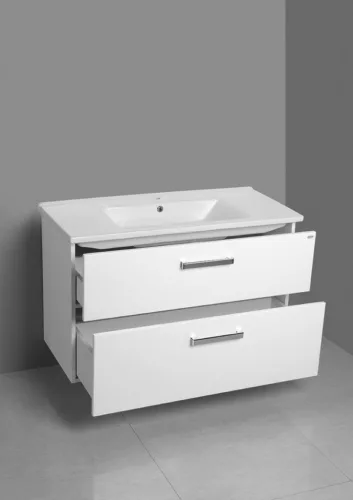 Alsó szekrény, Aqualine Vega 2 fiókos fehér VG103