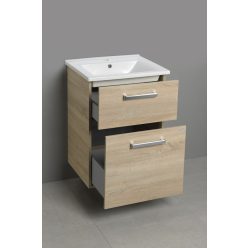   Alsó szekrény, Aqualine Vega 2 fiókos platina tölgy VG853