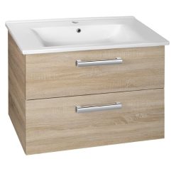   Alsó szekrény, Aqualine Vega 2 fiókos platina tölgy VG873