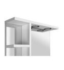 Tükör, Aqualine Korin 80x70 LED világítással, polccal KO350