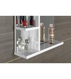 Tükör, Aqualine Korin 80x70 LED világítással, polccal KO350