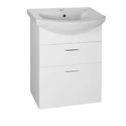 Alsó szekrény, Aqualine Zoja 2 fiókos fehér 51051A