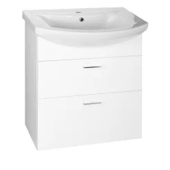 Alsó szekrény, Aqualine Zoja 2 fiókos fehér 51061A