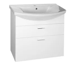 Alsó szekrény, Aqualine Zoja 2 fiókos fehér 51071A
