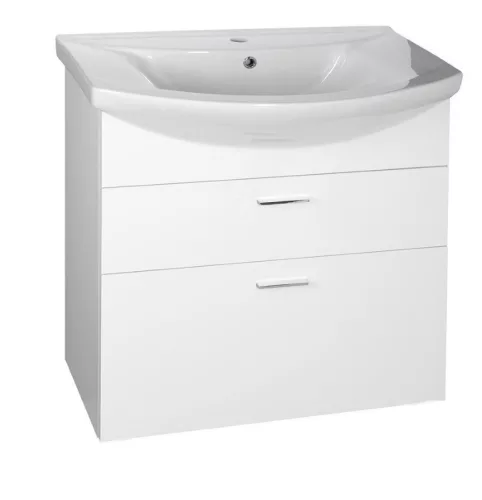 Alsó szekrény, Aqualine Zoja 2 fiókos fehér 51071A