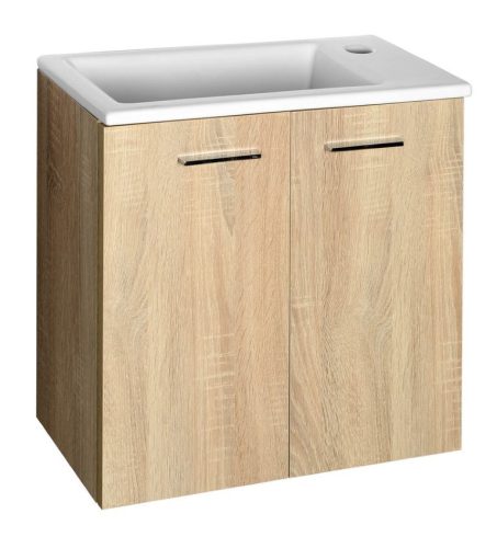 Alsó szekrény, Aqualine Zoja 2 ajtós szekrény platina tölgy 51047DP