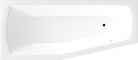 Kád, Aqualine Opava 160x70 aszimmetrikus balos C1670