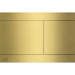 Öblítőtartály nyomólap, AlcaPlast FUN-BRASS