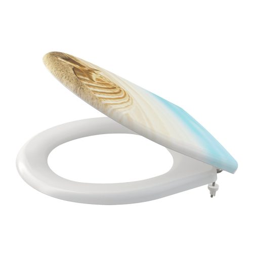 Wc tető, AlcaPlast A604 Shell Soft Close Duroplast