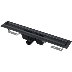 Padlóösszefolyó, AlcaPlast fekete 850 mm APZ1BLACK-850