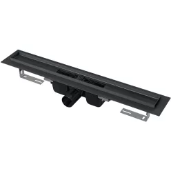 Padlóösszefolyó, AlcaPlast fekete 950 mm APZ1BLACK-950