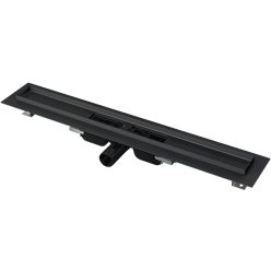   Padlóösszefolyó, AlcaPlast fekete 850 mm APZ101BLACK-850 low