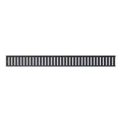   Padlóösszefolyó rács, AlcaPlast Pure Black 300 mm PURE-300BLACK