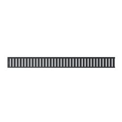   Padlóösszefolyó rács, AlcaPlast Pure Black 550 mm PURE-550BLACK